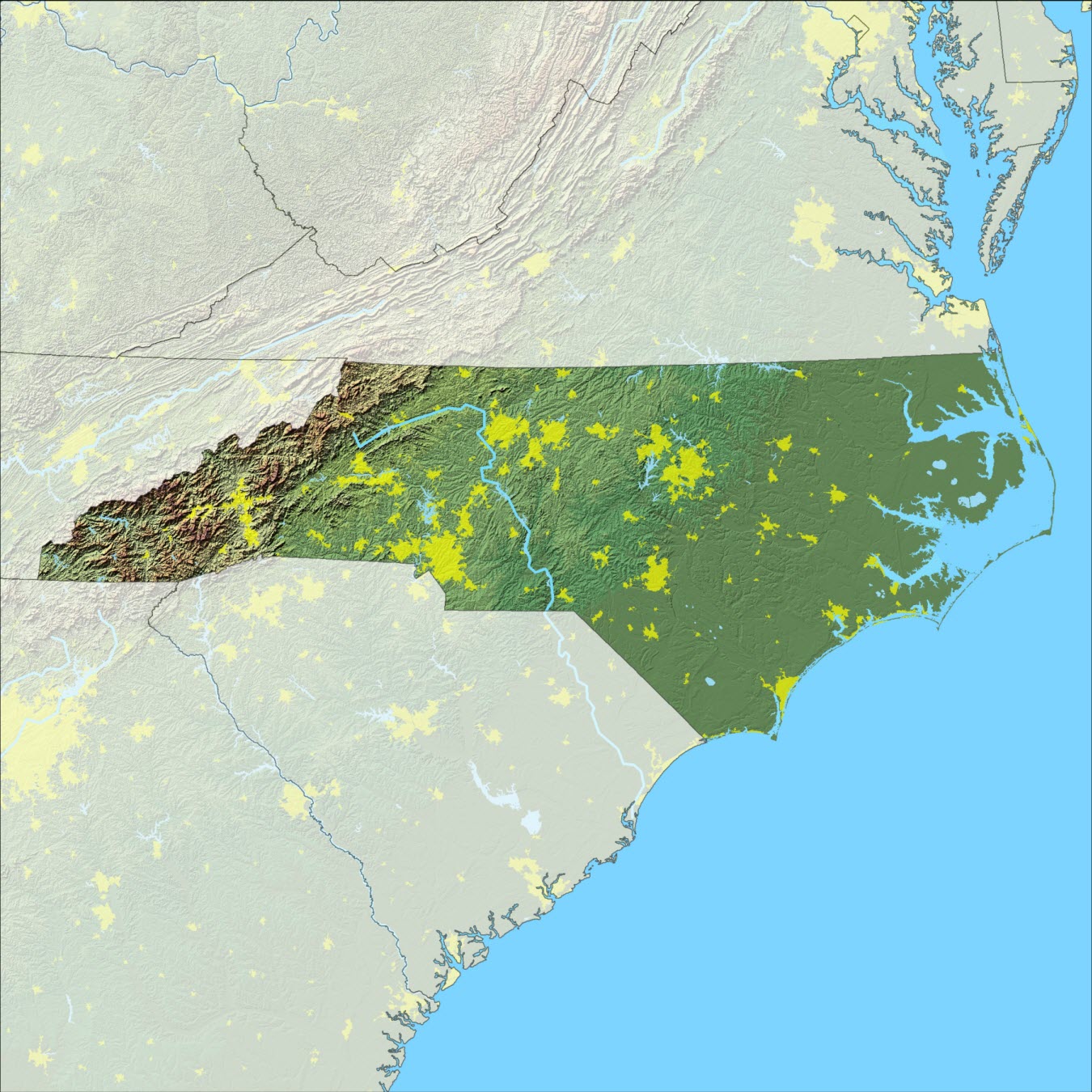 Map of North Carolina