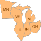 Map of EPA Region 5