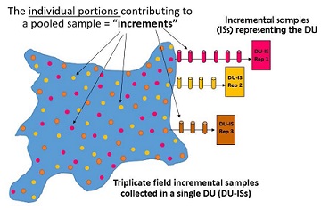 Image showing pattern of incremental sampling