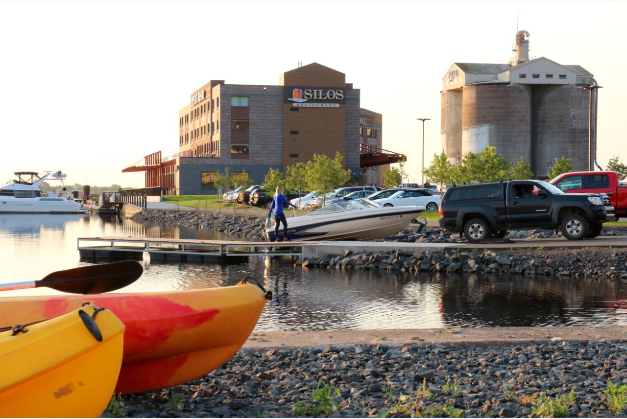 This Marina is an example of waterfront revitalization in the St. Louis River Estuary Area of Concern. Photo by ORD scientist Ted Angradi.