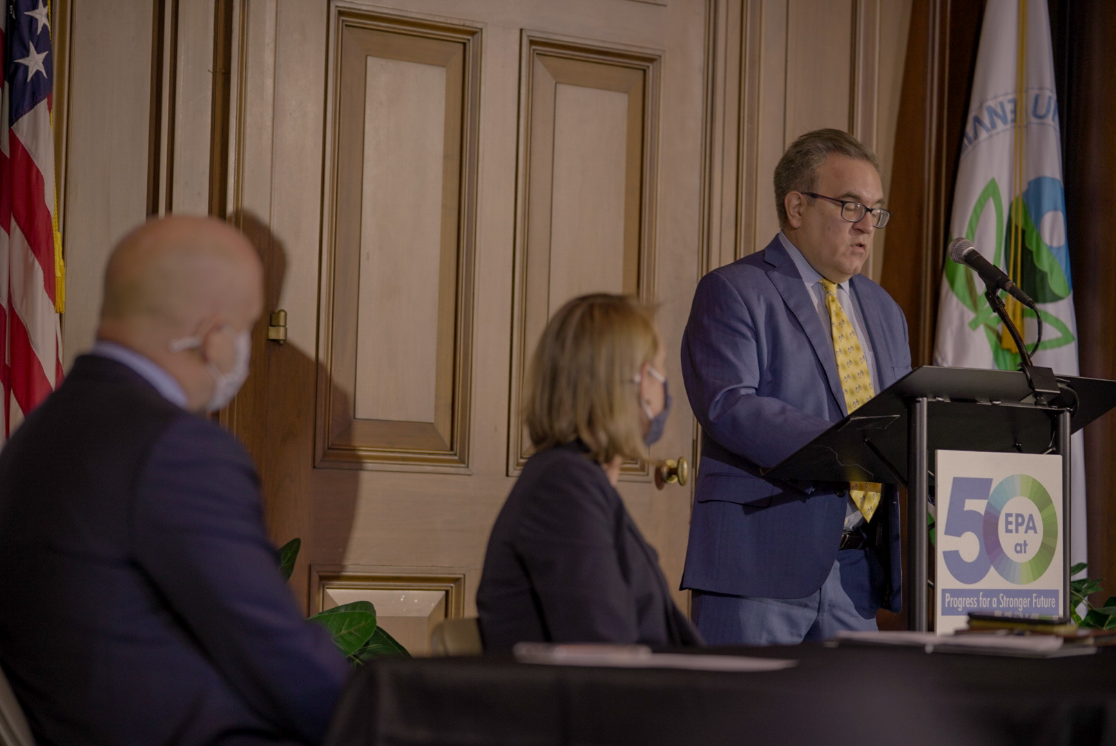 Administrator Wheeler speaks at a ceremony marking the transfer of Section 404 permitting authority to the state of Florida