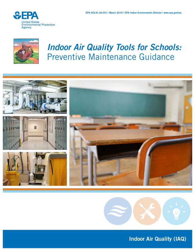 image of the IAQ Tools for Schools Preventive Maintenance Guide Cover