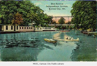 Postcard of Blue River