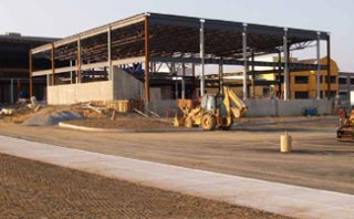 School Building Under Construction