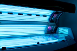 Tanning bed. Clicking on an image links to a larger version of the image.