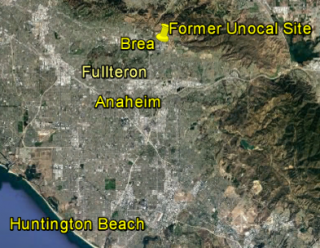 Site location in Brea, Orange County