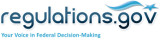 an image link to regulations.gov reading: regulations.gov -  Your Voice in Federal Decision-Making