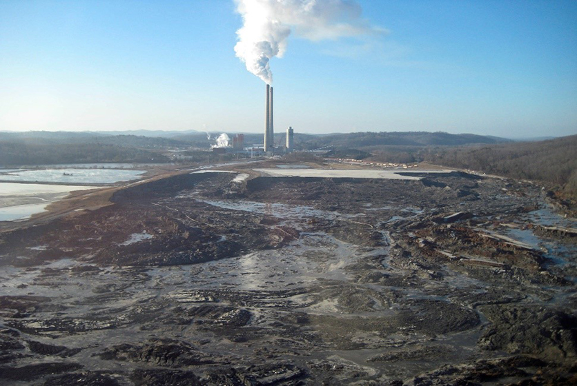 a before photo of TVA Kingston Fossil Plant Fly Ash site