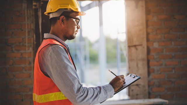 Man doing an inspection