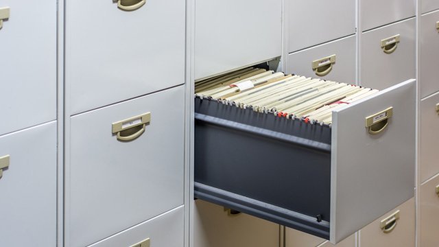 Open Filing Cabinet