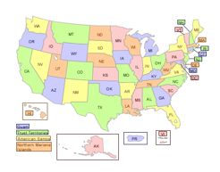 illustration of map that can be used to visualize data