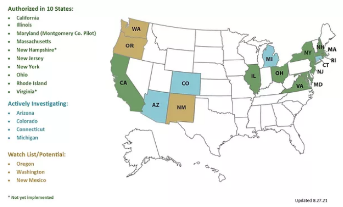 CCA by State