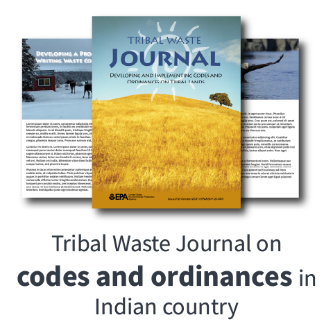 Tribal Waste Journal on codes and ordinances in Indian country