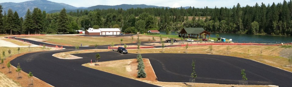 A site redeveloped into a park