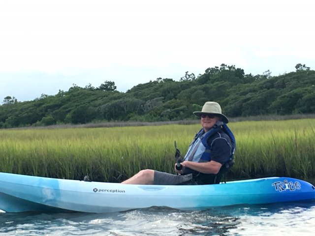 Joe on a kayak! 