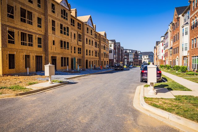 A residential community under construction