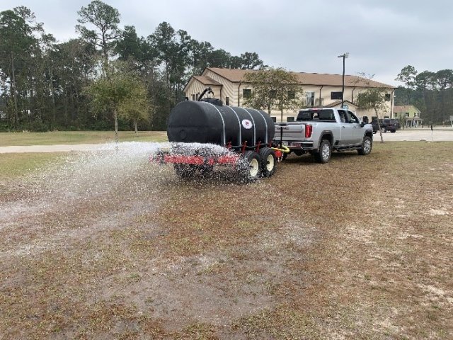 Photo 2: Nurse Tank Trailor with Road Sprayer