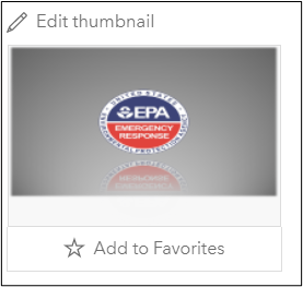 GeoPlatform Content Item Thumbnail (PO)