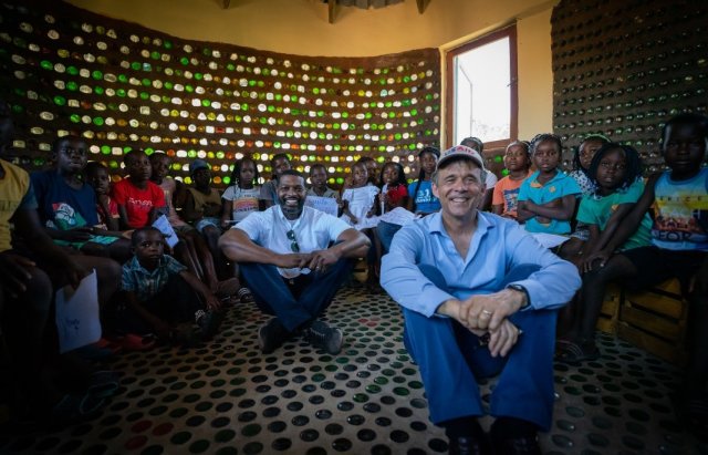 Administrator Regan and U.S. Ambassador to Mozambique, Peter Vrooman at the Glass House in Macaneta Beach. January 23, 2024 