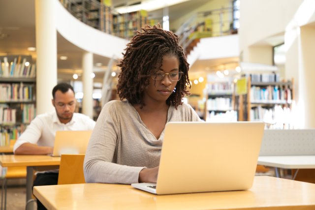 screenshot of students at computers