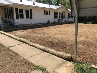 Lead remediation at a residential property near the Old Mines Site in Washington County, Missouri.