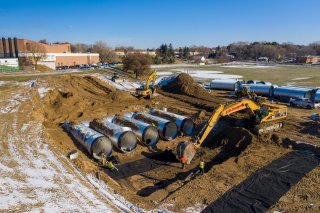 St. Paul off-site stormwater management construction