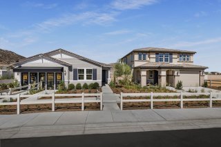 Exterior view of a WaterSense labeled home.