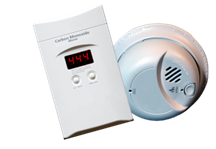 a carbon monoxide detector