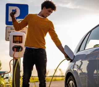 Charging an EV in Public