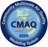 EPA graphic for the CMAQ (community multiscale air quality modeling system) logo